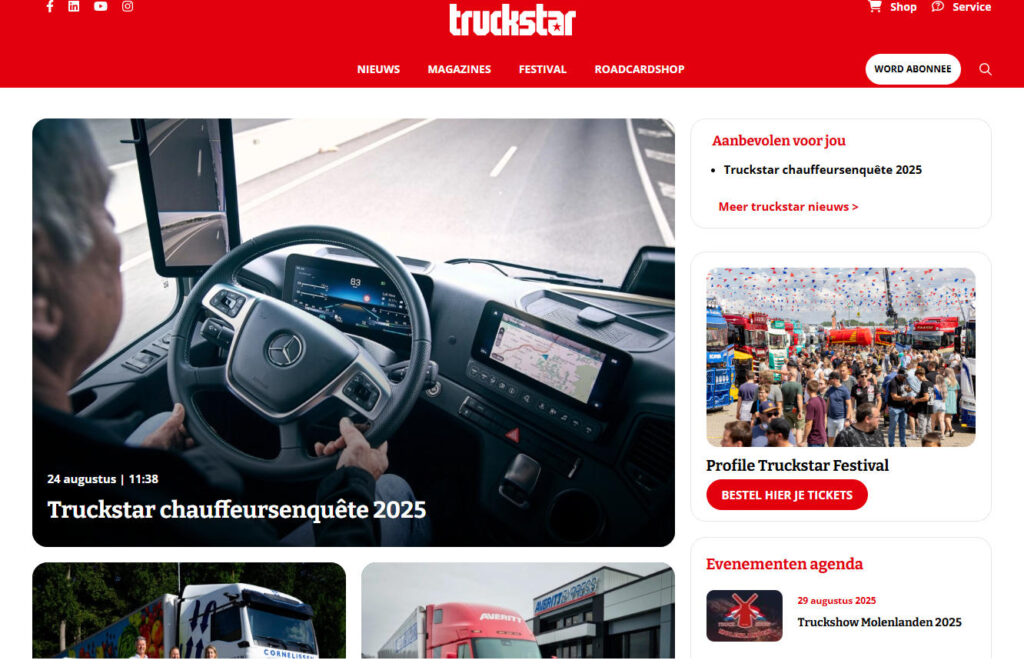 Truckstar homepage