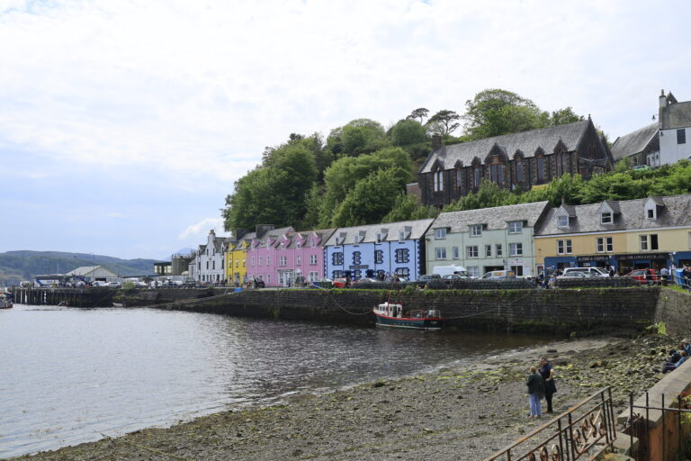 Portree haven Skye Schotland